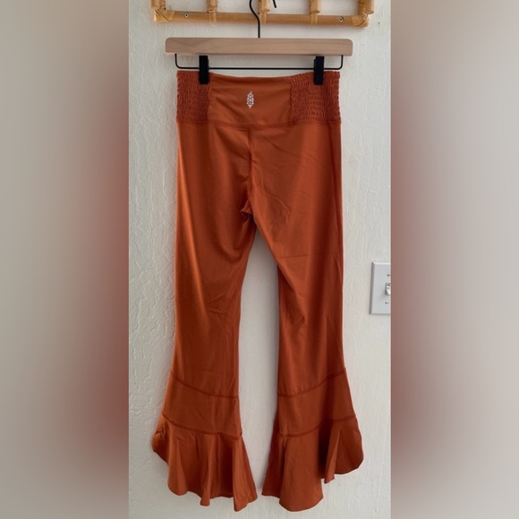Free People Movement Orange Leggings - Picture 4 of 6